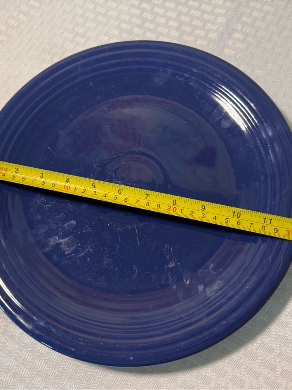 Fiestaware Vintage Blue Platter - Picture 3 of 3